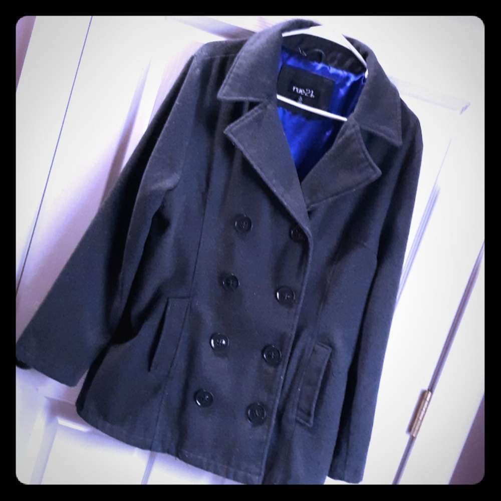 Old Navy Gray Peacoat XL